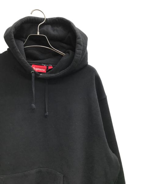 SUPREME（シュプリーム）Supreme (シュプリーム) Satin Applique Hooded ブラック サイズ:Mの古着・服飾アイテム