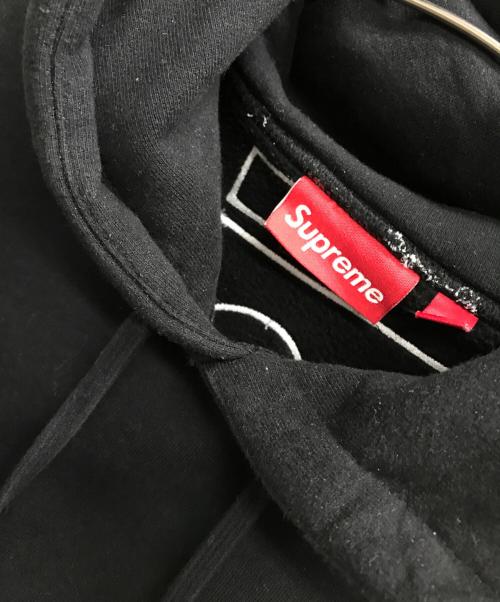 SUPREME（シュプリーム）Supreme (シュプリーム) Satin Applique Hooded ブラック サイズ:Mの古着・服飾アイテム