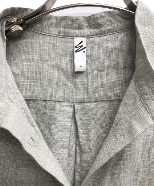 MOTHERHOUSE（マザーハウス）MOTHERHOUSE (マザーハウス) ネップコットンワンピース ライトグリーン サイズ:Mの古着・服飾アイテム