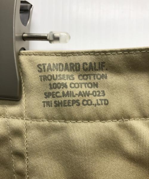 STANDARD CALIFORNIA（スタンダードカリフォルニア）STANDARD CALIFORNIA (スタンダードカリフォルニア) SD 41KHAKI PANTS VINTAGE WASH ベージュ サイズ:91cm（W36）の古着・服飾アイテム