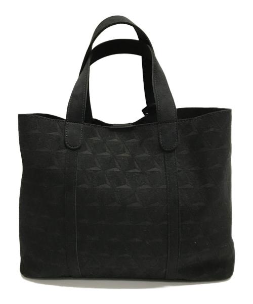 ESTIVANT（エスティバン）ESTIVANT (エスティバン) モノグラム柄 トートバッグ S ウルトラスエード ブラックの古着・服飾アイテム