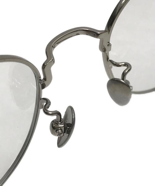 YOHJI YAMAMOTO（ヨウジヤマモト）YOHJI YAMAMOTO (ヨウジヤマモト) 眼鏡 シルバー サイズ:47□21 140の古着・服飾アイテム