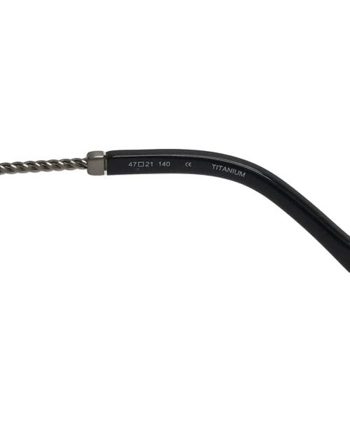 YOHJI YAMAMOTO（ヨウジヤマモト）YOHJI YAMAMOTO (ヨウジヤマモト) 眼鏡 シルバー サイズ:47□21 140の古着・服飾アイテム