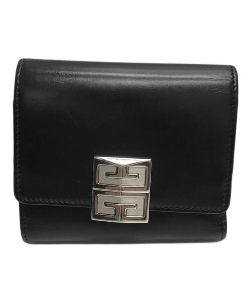 GIVENCHY（ジバンシィ）GIVENCHY (ジバンシィ) 4G TRIFOLD(4Gトリフォード) ブラックの古着・服飾アイテム