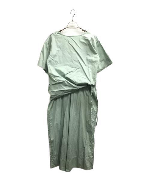 LEMAIRE（ルメール）LEMAIRE (ルメール) ウエストギャザーロングワンピース グリーン サイズ:34の古着・服飾アイテム