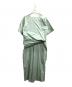 LEMAIRE（ルメール）の古着「ウエストギャザーロングワンピース」｜グリーン