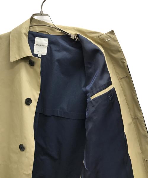 STILL BY HAND（スティルバイハンド）STILL BY HAND (スティルバイハンド) ボンディングステンカラーコート ベージュ サイズ:46の古着・服飾アイテム