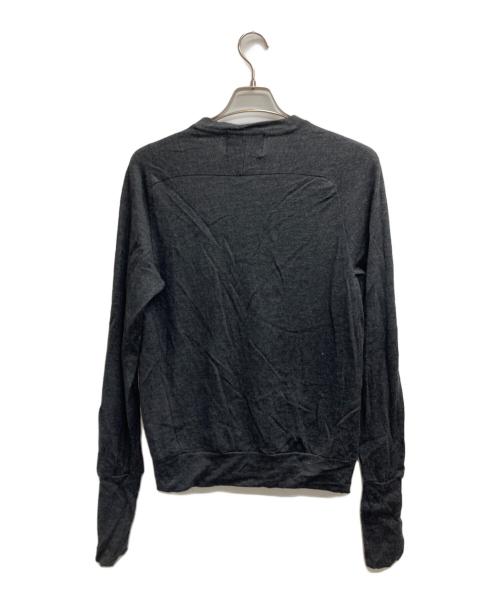 KITO（キト）KITO (キト) ストール付Vネックニット ブラック サイズ:記載無しの古着・服飾アイテム