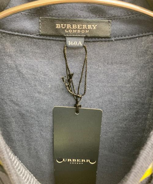 BURBERRY GOLF（バーバリーゴルフ）BURBERRY GOLF (バーバリーゴルフ) ポロシャツ ネイビー サイズ:160 未使用品の古着・服飾アイテム