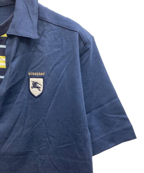 BURBERRY GOLF（バーバリーゴルフ）BURBERRY GOLF (バーバリーゴルフ) ポロシャツ ネイビー サイズ:160 未使用品の古着・服飾アイテム