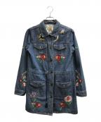 Desigual×Exotic jeansデシグアル×）の古着「CHAQ MEDIUM LIOGHT WASH REP」｜インディゴ