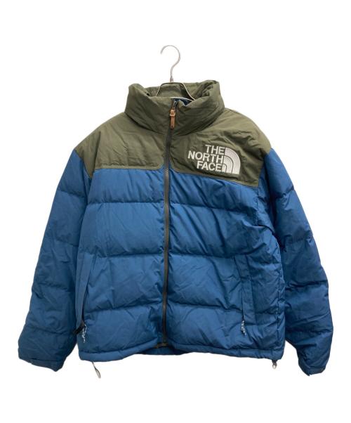 THE NORTH FACE（ザ ノース フェイス）THE NORTH FACE (ザ ノース フェイス) タン 92 LOW-FI HI-TEK ヌプシ ダウンジャケット ブルー サイズ:XLの古着・服飾アイテム