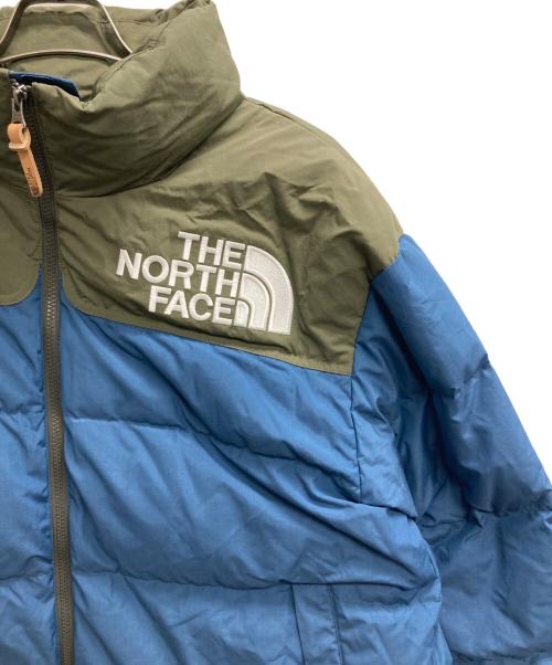 THE NORTH FACE（ザ ノース フェイス）THE NORTH FACE (ザ ノース フェイス) タン 92 LOW-FI HI-TEK ヌプシ ダウンジャケット ブルー サイズ:XLの古着・服飾アイテム