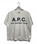 A.P.C.アーペーセー）の古着「ロゴTシャツ」｜ホワイト