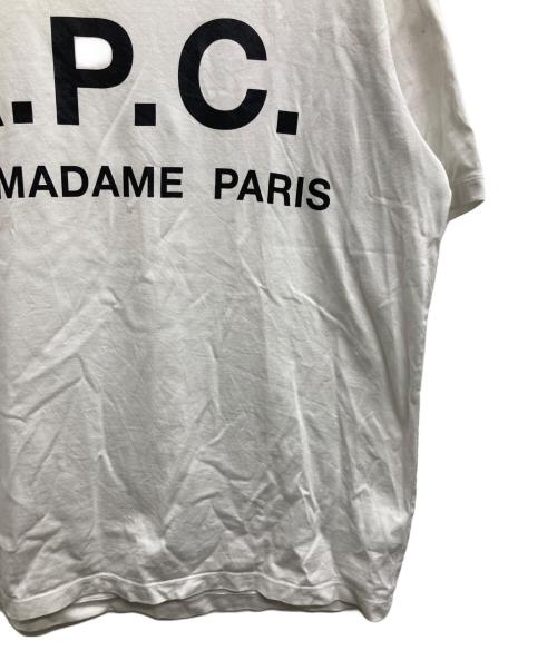 A.P.C.（アーペーセー）A.P.C. (アーペーセー) ロゴTシャツ ホワイト サイズ:Lの古着・服飾アイテム