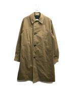 FACTOTUMファクトタム）の古着「C/C リバーシブルチェックミリタリーコート」｜ブラウン