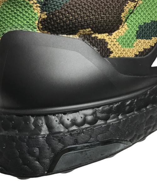 adidas（アディダス）adidas (アディダス) A BATHING APE (アベイシングエイプ) Ultra Boost カーキ×ブラック サイズ:27.5の古着・服飾アイテム
