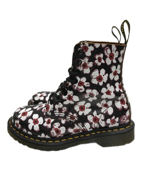 Dr.Martens（ドクターマーチン）Dr.Martens (ドクターマーチン) CORE PRINT 1460 PASCAL / コアプリント パスカル ブラック×ホワイト サイズ:UK4の古着・服飾アイテム