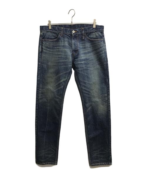 MINDSEEKER HOMME（マインドシーカー）MINDSEEKER HOMME (マインドシーカー) 光沢デニムパンツ インディゴ サイズ:50の古着・服飾アイテム