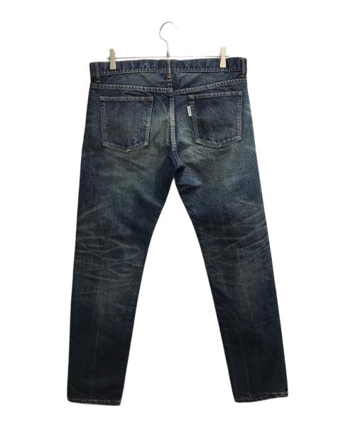 MINDSEEKER HOMME（マインドシーカー）MINDSEEKER HOMME (マインドシーカー) 光沢デニムパンツ インディゴ サイズ:50の古着・服飾アイテム