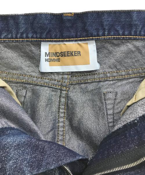 MINDSEEKER HOMME（マインドシーカー）MINDSEEKER HOMME (マインドシーカー) 光沢デニムパンツ インディゴ サイズ:50の古着・服飾アイテム
