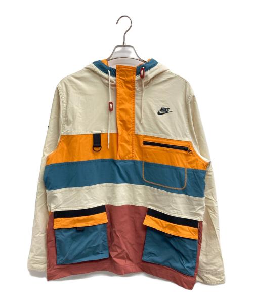 NIKE（ナイキ）NIKE (ナイキ) ハイプ ハイク フーディ ウーブン ジャケット マルチカラー サイズ:XLの古着・服飾アイテム