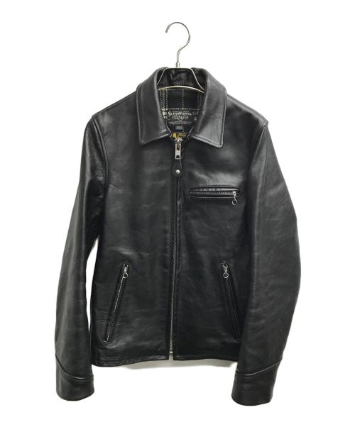 SCHOTT BROS.（ショット）SCHOTT BROS. (ショットブロス) SPECIAL HORSEHIDE TRUCKER JACKET / スペシャルホースハイドトラッカージャケット ブラック サイズ:34の古着・服飾アイテム