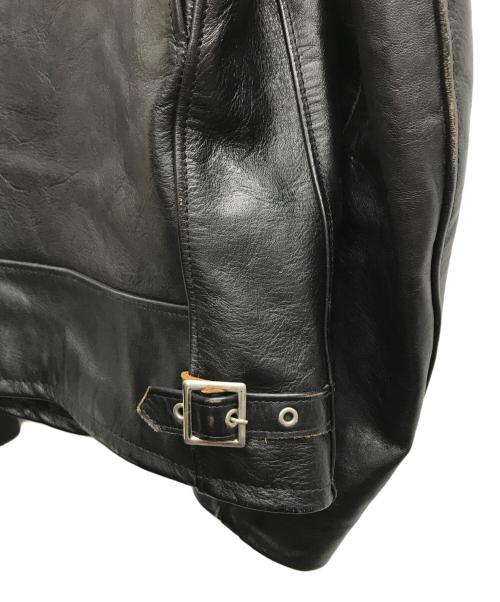 SCHOTT BROS.（ショット）SCHOTT BROS. (ショットブロス) SPECIAL HORSEHIDE TRUCKER JACKET / スペシャルホースハイドトラッカージャケット ブラック サイズ:34の古着・服飾アイテム