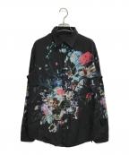 LAD MUSICIANラッドミュージシャン）の古着「DECHINE STANDARD SHIRT INKJET / デシンスタンダードシャツインクジェット」｜ブラック