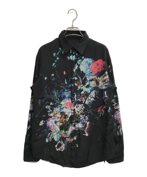 LAD MUSICIAN（ラッドミュージシャン）LAD MUSICIAN (ラッドミュージシャン) DECHINE STANDARD SHIRT INKJET / デシンスタンダードシャツインクジェット ブラック サイズ:44の古着・服飾アイテム