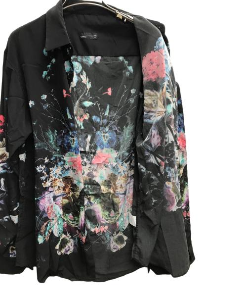 LAD MUSICIAN（ラッドミュージシャン）LAD MUSICIAN (ラッドミュージシャン) DECHINE STANDARD SHIRT INKJET / デシンスタンダードシャツインクジェット ブラック サイズ:44の古着・服飾アイテム