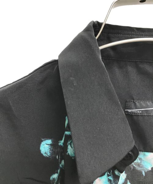 LAD MUSICIAN（ラッドミュージシャン）LAD MUSICIAN (ラッドミュージシャン) DECHINE STANDARD SHIRT INKJET / デシンスタンダードシャツインクジェット ブラック サイズ:44の古着・服飾アイテム