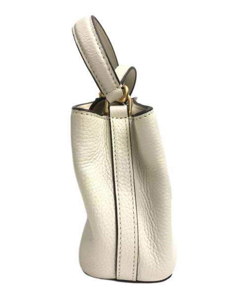 TORY BURCH（トリーバーチ）TORY BURCH (トリーバーチ) 2WAYバッグ アイボリーの古着・服飾アイテム