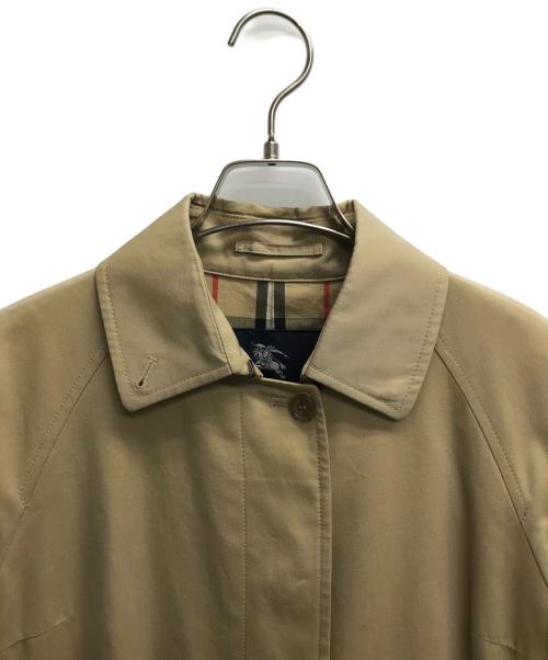 BURBERRY（バーバリー）BURBERRY (バーバリー) 裏ノバチェックステンカラーコート ベージュ サイズ:9の古着・服飾アイテム