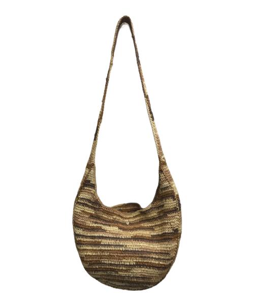 HELEN KAMINSKI（ヘレンカミンスキー）HELEN KAMINSKI (ヘレンカミンスキー) カゴショルダーバッグ ブラウンの古着・服飾アイテム