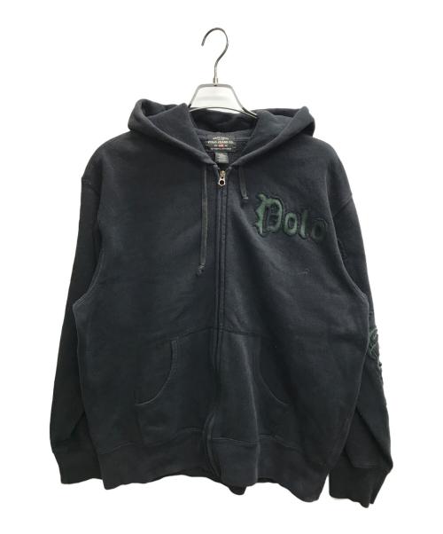 POLO JEANS CO.（ポロジーンズカンパニー）POLO JEANS CO. (ポロジーンズカンパニー) パーカー ブラック サイズ:Lの古着・服飾アイテム