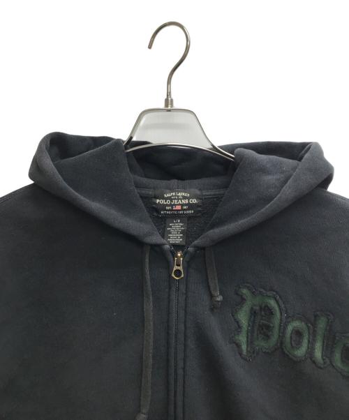 POLO JEANS CO.（ポロジーンズカンパニー）POLO JEANS CO. (ポロジーンズカンパニー) パーカー ブラック サイズ:Lの古着・服飾アイテム
