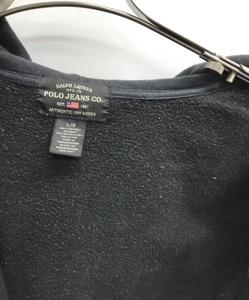 POLO JEANS CO.（ポロジーンズカンパニー）POLO JEANS CO. (ポロジーンズカンパニー) パーカー ブラック サイズ:Lの古着・服飾アイテム