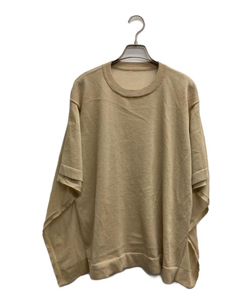 CLANE（クラネ）CLANE (クラネ) MESH PULLOVER SHIRT ベージュ サイズ:1の古着・服飾アイテム