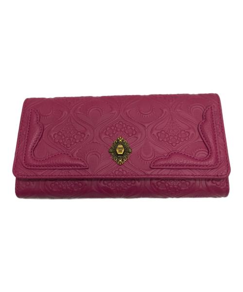 ANNA SUI（アナスイ）ANNA SUI (アナスイ) ルーミー 長財布 ピンクの古着・服飾アイテム