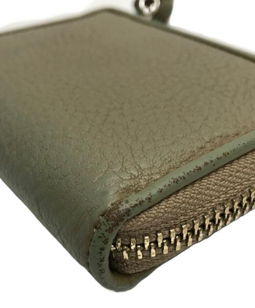 土屋鞄（ツチヤカバン）土屋鞄 (ツチヤカバン) ガゼットコード ファスナースモールウォレット ブラウンの古着・服飾アイテム