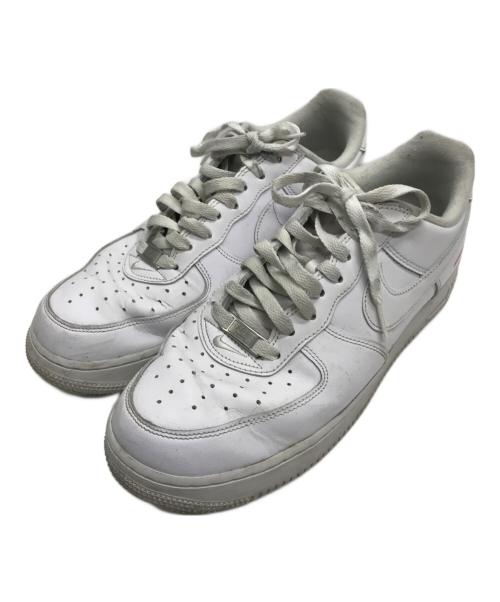 NIKE（ナイキ）NIKE (ナイキ) Supreme (シュプリーム) ローカットスニーカー ホワイト サイズ:27cmの古着・服飾アイテム