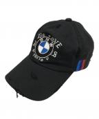BIG LOVE RECORDS×BMWビッグラブレコーズ×ビーエムダブリュー）の古着「キャップ」｜ブラック