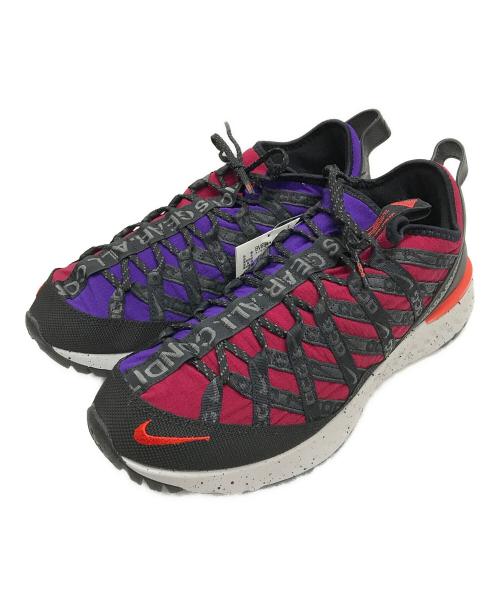 NIKE ACG（ナイキエーシージー）NIKE ACG (ナイキエージーシー) REACT TERRA GOBE レッド×パープル サイズ:28cmの古着・服飾アイテム