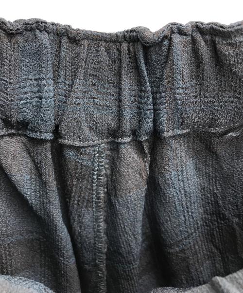 YOKE（ヨーク）YOKE (ヨーク) PLAID JACQUARD EASY PANTS グリーン サイズ:2の古着・服飾アイテム