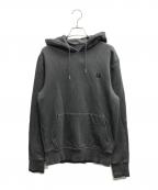 FRED PERRYフレッドペリー）の古着「Tipped Hooded Sweatshirt (ティップドフーディッドスウェットシャツ)」｜グレー