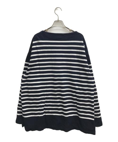 blurhmsROOTSTOCK（ブラームスルーツストック）blurhmsROOTSTOCK (ブラームスルーツストック) Basque Shirt(バスクシャツ) ネイビー サイズ:3の古着・服飾アイテム