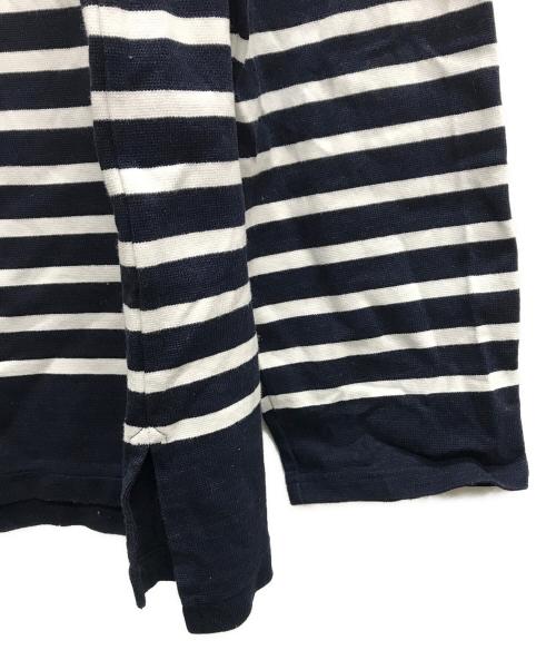 blurhmsROOTSTOCK（ブラームスルーツストック）blurhmsROOTSTOCK (ブラームスルーツストック) Basque Shirt(バスクシャツ) ネイビー サイズ:3の古着・服飾アイテム