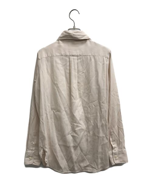 MADISON BLUE（マディソンブルー）MADISON BLUE (マディソンブルー) HIGH COLLAR MADAME SHIRT(ハイカラーマダムシャツ) ベージュ サイズ:02の古着・服飾アイテム