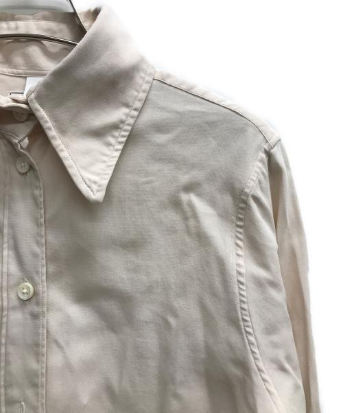 MADISON BLUE（マディソンブルー）MADISON BLUE (マディソンブルー) HIGH COLLAR MADAME SHIRT(ハイカラーマダムシャツ) ベージュ サイズ:02の古着・服飾アイテム